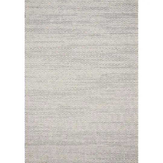 Kirkland's Home Gray And Bone Zig Zag Outdoor Area Rug, 5X7- Outdoor Rugs