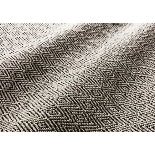 Kirkland's Home Gray And Bone Zig Zag Outdoor Area Rug, 5X7- Outdoor Rugs