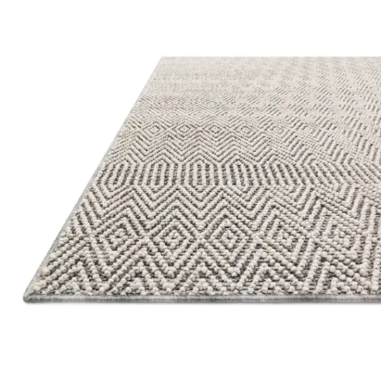 Kirkland's Home Gray And Bone Zig Zag Outdoor Area Rug, 5X7- Outdoor Rugs