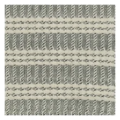 Kirkland's Home Gray And Ivory Striped Cotton Throw- Blankets & Throws