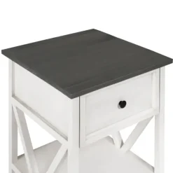 Kirkland's Home Gray And Wash Reclaimed Wood Accent Table- Accent & End Tables