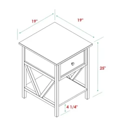 Kirkland's Home Gray And Wash Reclaimed Wood Accent Table- Accent & End Tables