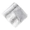 Kirkland's Home Gray And White Animal Print Faux Fur Throw- Blankets & Throws