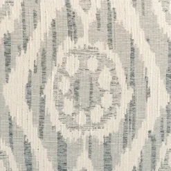 Kirkland's Home Gray And White Damask Upholstered Recliner- Accent Chairs