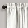 Kirkland's Home Gray And White Farmhouse Stripe Valance- Curtains & Drapes