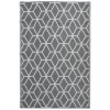 Kirkland's Home Gray And White Reversible Outdoor Rug, 3X5- Outdoor Rugs