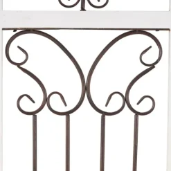 Kirkland's Home Gray Angelic Scrollwork Panel Wall Plaque- Wall Plaques