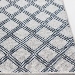 Kirkland's Home Gray Auckland Trellis Outdoor Area Rug, 6X9- Outdoor Rugs