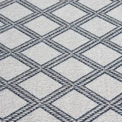 Kirkland's Home Gray Auckland Trellis Outdoor Area Rug, 6X9- Outdoor Rugs