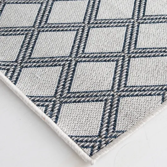 Kirkland's Home Gray Auckland Trellis Outdoor Area Rug, 5X7- Outdoor Rugs