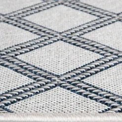Kirkland's Home Gray Auckland Trellis Outdoor Area Rug, 5X7- Outdoor Rugs