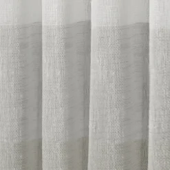 Kirkland's Home Gray Becky Curtain Panel Set, 108 In.- Curtains & Drapes