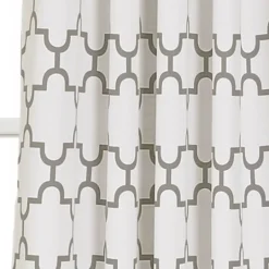 Kirkland's Home Gray Bella Curtain Panel Set, 84 In.- Curtains & Drapes