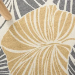 Kirkland's Home Gray Botanical Shells Outdoor Area Rug, 5X7- Outdoor Rugs