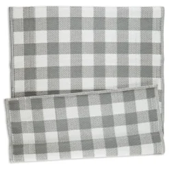 Kirkland's Home Gray Buffalo Check Outdoor Area Rug, 4X6- Outdoor Rugs