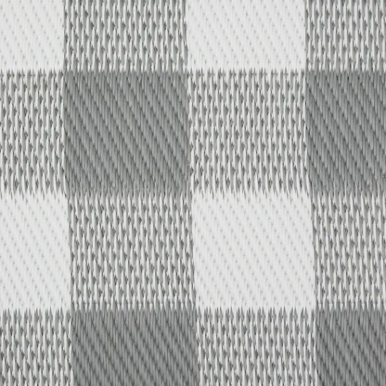 Kirkland's Home Gray Buffalo Check Outdoor Area Rug, 4X6- Outdoor Rugs
