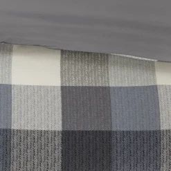 Kirkland's Home Gray Buffalo Herringbone Queen 7-Pc. Comforter Set- Comforters