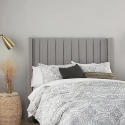 Kirkland's Home Gray Cloud Floral King 3-Pc. Comforter Set- Comforters