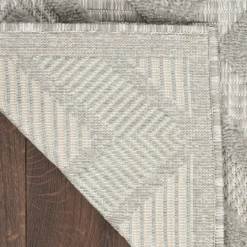 Kirkland's Home Gray Diamond Indoor/Outdoor Area Rug, 5X7- Outdoor Rugs