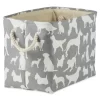 Kirkland's Home Gray Dog Show Rectangular Storage Bin, 18 In.- Baskets & Boxes
