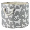 Kirkland's Home Gray Dog Show Round Storage Bin, 18 In.- Baskets & Boxes