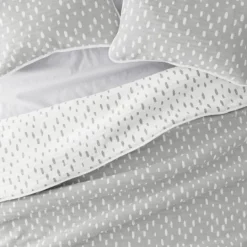 Kirkland's Home Gray Dotted Reversible 3-Pc. King Quilt Set- Quilts