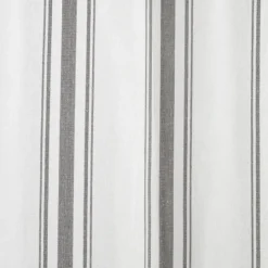 Kirkland's Home Gray Farmhouse Stripe Curtain Panels, Set Of 2- Curtains & Drapes