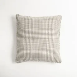 Kirkland's Home Gray Houndstooth Feather Throw Pillow- Pillows