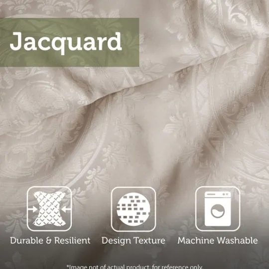 Kirkland's Home Gray Jacquard Motif 4-Pc. Queen Coverlet Set- Bedspreads & Coverlets