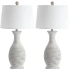 Kirkland's Home Gray Jug Base Table Lamps, Set Of 2- Table Lamps