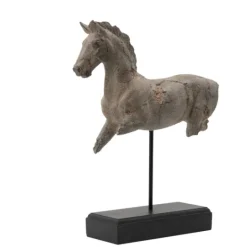 Kirkland's Home Gray Legless Horse Statue- Statues & Figurines