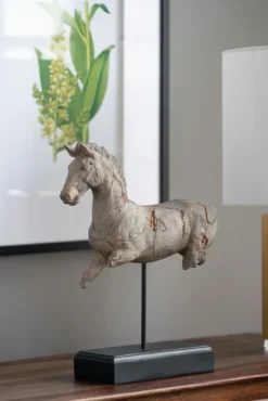 Kirkland's Home Gray Legless Horse Statue- Statues & Figurines