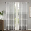 Kirkland's Home Gray Modern Stripes Curtain Panel, 95 In.- Curtains & Drapes