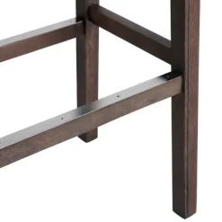 Kirkland's Home Gray Nailhead Trim Saddle Bar Stools, Set Of 2- Bar Stools & Counter Height Stools