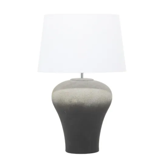 Kirkland's Home Gray Ombre Ceramic Table Lamp- Table Lamps