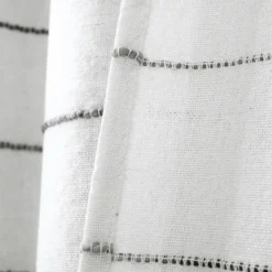 Kirkland's Home Gray Ombre Stripe Curtain Panel Set, 95 In.- Curtains & Drapes