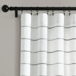 Kirkland's Home Gray Ombre Stripe Curtain Panel Set, 84 In.- Curtains & Drapes
