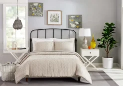 Kirkland's Home Gray Raised Chevron 3-Pc. King Duvet Set- Duvets