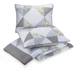 Kirkland's Home Gray Reine-Marie King 3-Pc. Quilt Set- Quilts