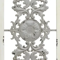 Kirkland's Home Gray Scroll Panel Plaque- Wall Plaques