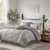 Kirkland's Home Gray Seersucker 7-Pc. King Comforter Set- Comforters