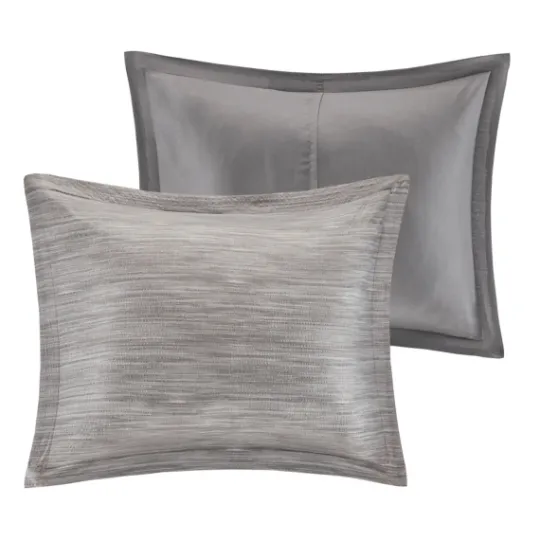 Kirkland's Home Gray Seersucker 7-Pc. King Comforter Set- Comforters