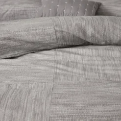 Kirkland's Home Gray Seersucker 7-Pc. King Comforter Set- Comforters