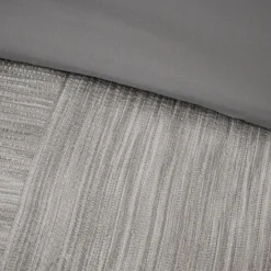Kirkland's Home Gray Seersucker 7-Pc. King Comforter Set- Comforters