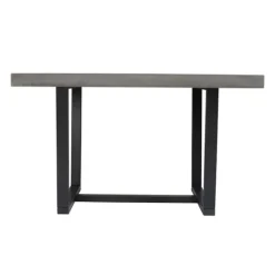 Kirkland's Home Gray Solid Wood Madelyn Dining Table- Dining Tables