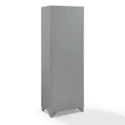 Kirkland's Home Gray Tara Pantry Cabinet- Cabinets & Sideboards