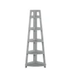 Kirkland's Home Gray 5-Tier Corner Ladder Bookshelf- Bookshelves