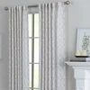 Kirkland's Home Gray Trellis Woven Single Curtain Panel, 84 In.- Curtains & Drapes