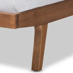 Kirkland's Home Gray Tufted Headboard Queen Platform Bed- Beds & Headboards