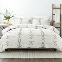 Kirkland's Home Gray Urban Stitch King 3-Pc. Comforter Set- Comforters